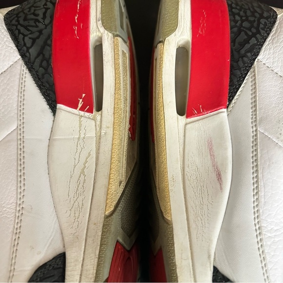 Nike Air Jordan 2013 Retro Fire Red 3 Men’s Size 12 Lace Up Sneakers - Picture 11 of 13